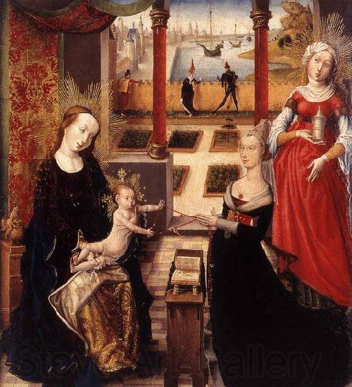 unknow artist Madonna with Donor and St Mary Magdalene